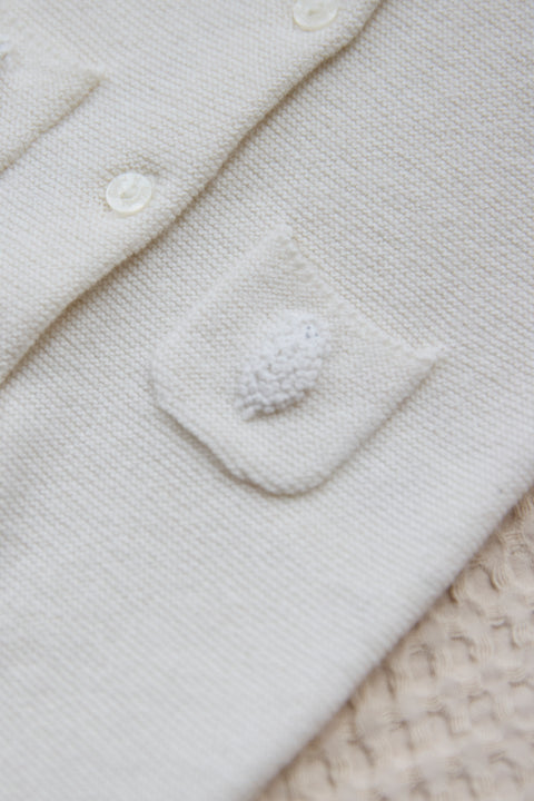 Combinaison longue - Ecru moutons - Image principale