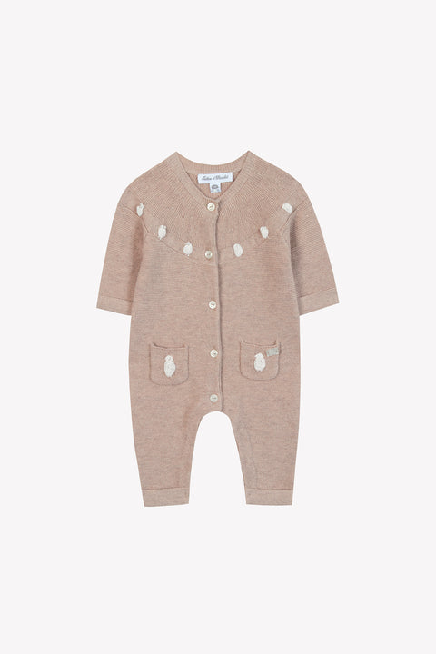 Combinaison longue - Moka moutons - Image principale