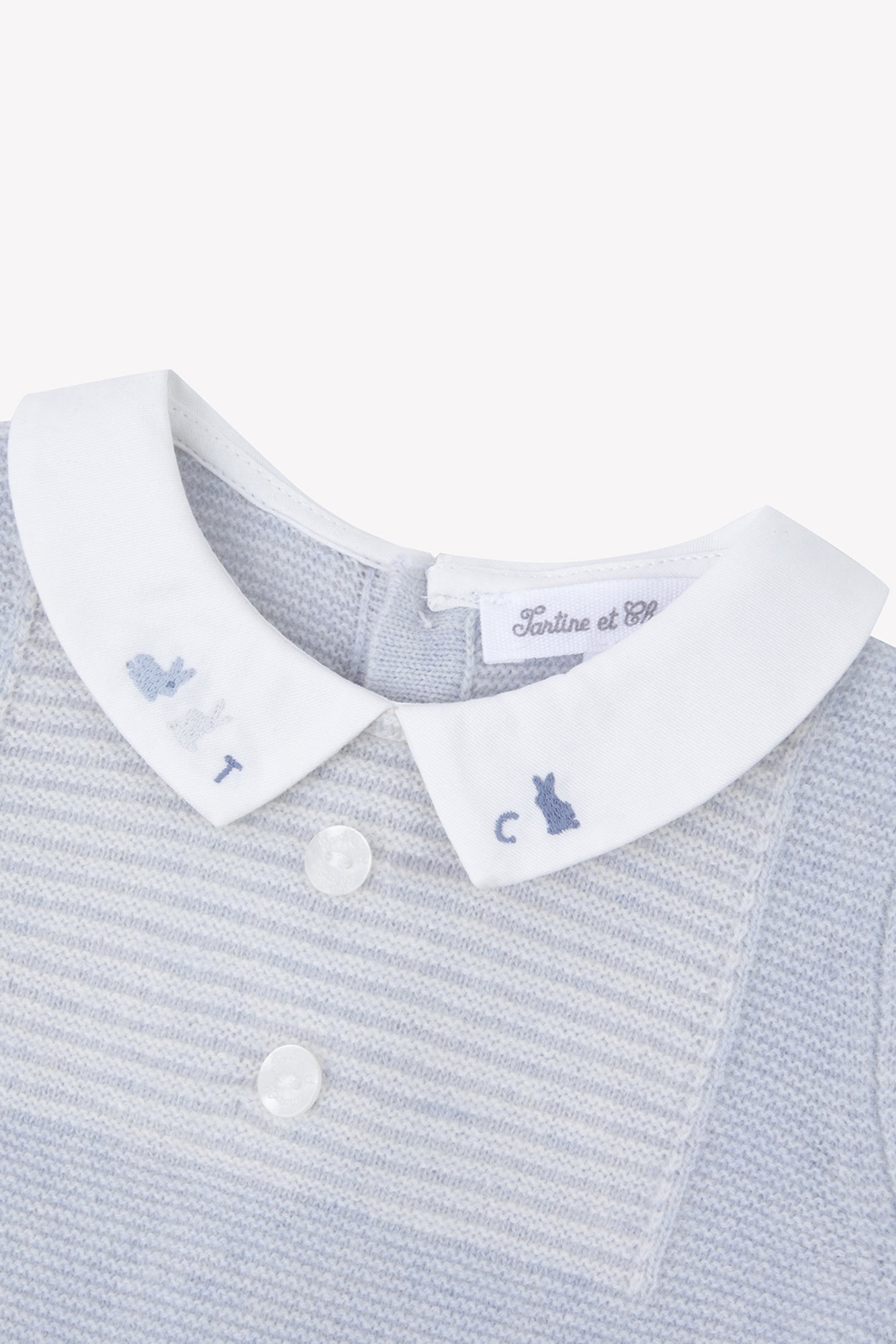 Combinaison longue - Bleu céleste smocks