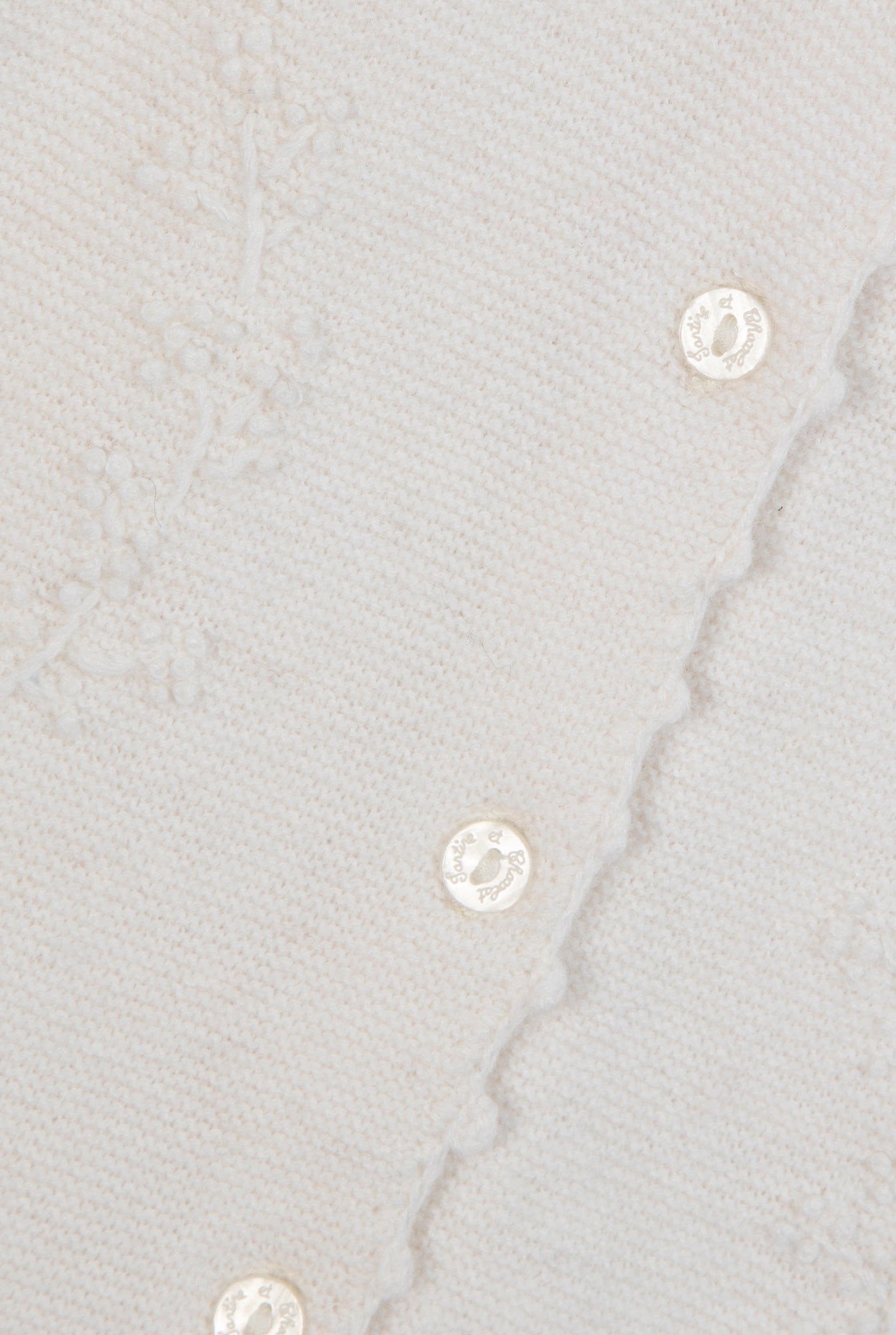 Lange Kombination - Ecru Stickerei