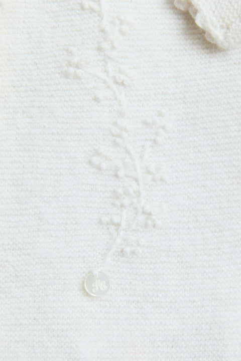 Combinaison longue - Ecru broderie - Image principale