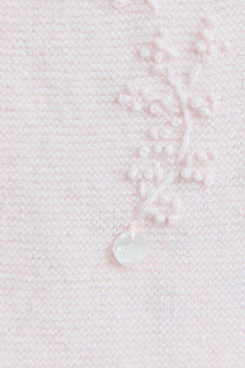 Combinaison longue - Rose pâle broderie - Image principale