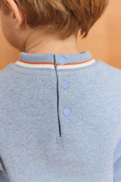 Ensemble jogging - Bleu grisé robot - Image principale