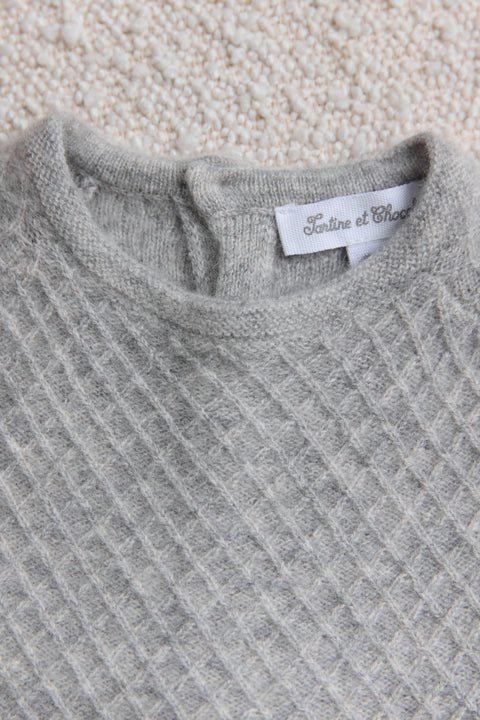 Ensemble - Gris clair 100% cachemire - Image principale