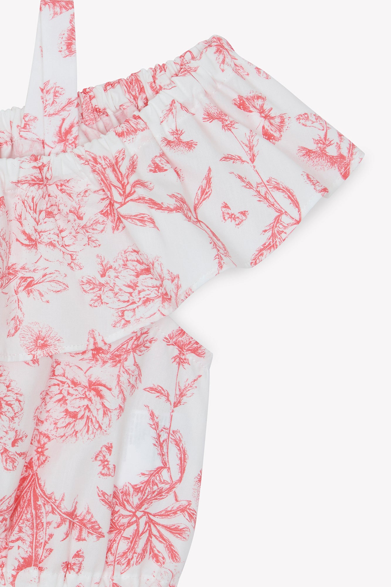 Ensemble long - Praline inspiration Toile de Jouy