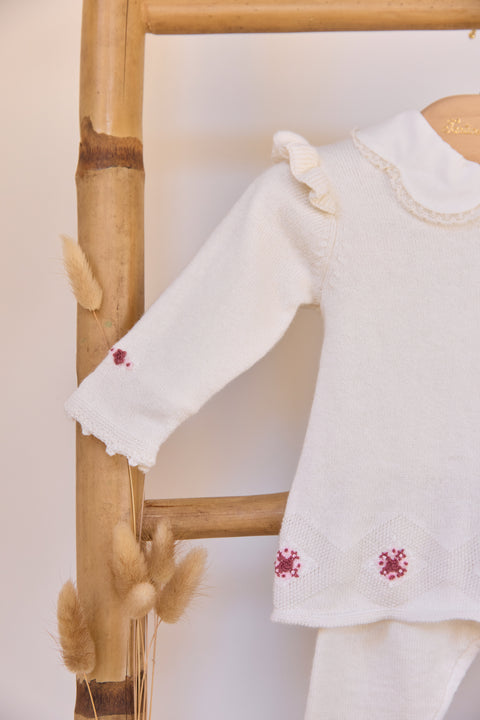 Outfit Long - Ecru embroidery - Image principale