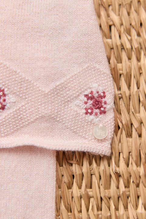 Outfit Long - Pale pink embroidery - Image principale