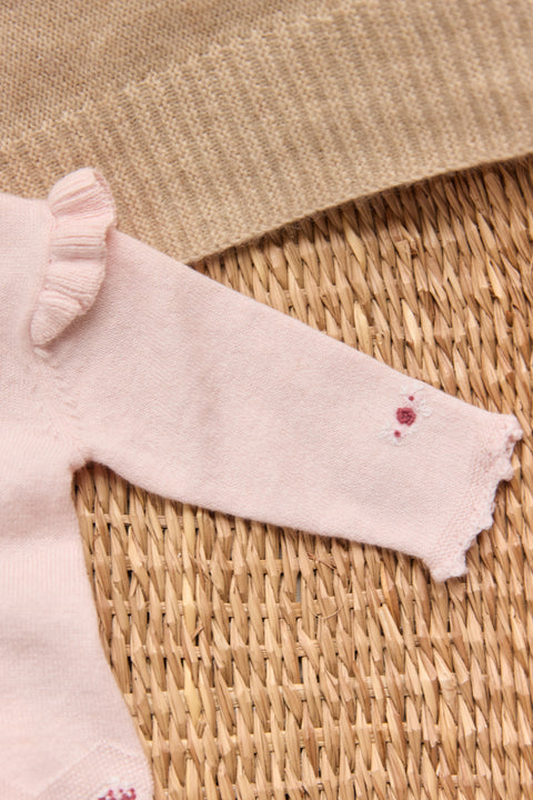 Outfit Long - Pale pink embroidery - Image principale