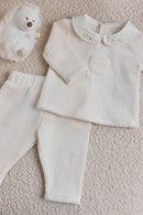 Ensemble long - Ecru velours