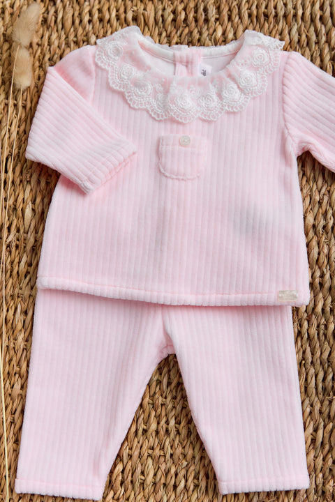 Outfit Long - Pale pink Velvet - Image principale