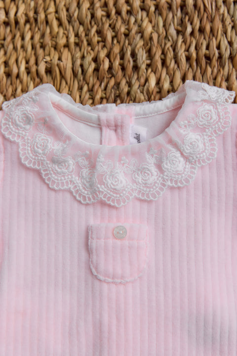 Outfit Long - Pale pink Velvet - Image principale