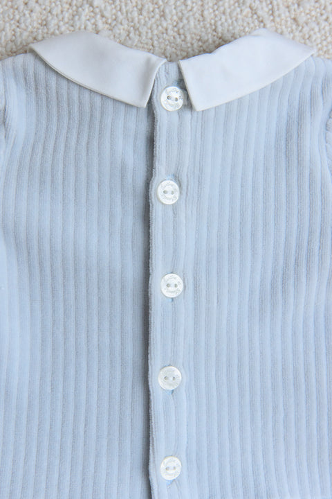 Ensemble long - Bleu velours - Image principale