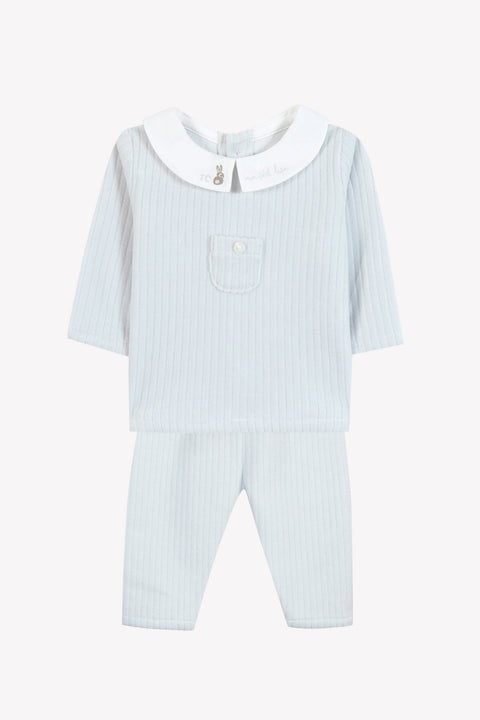 Ensemble long - Bleu velours - Image principale