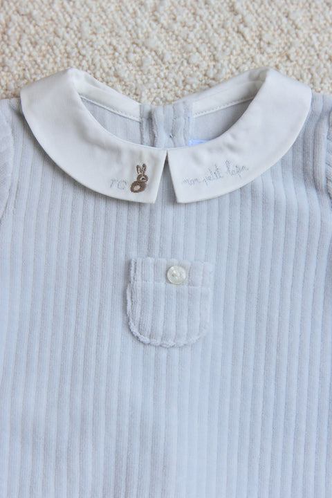 Ensemble long - Bleu velours - Image principale