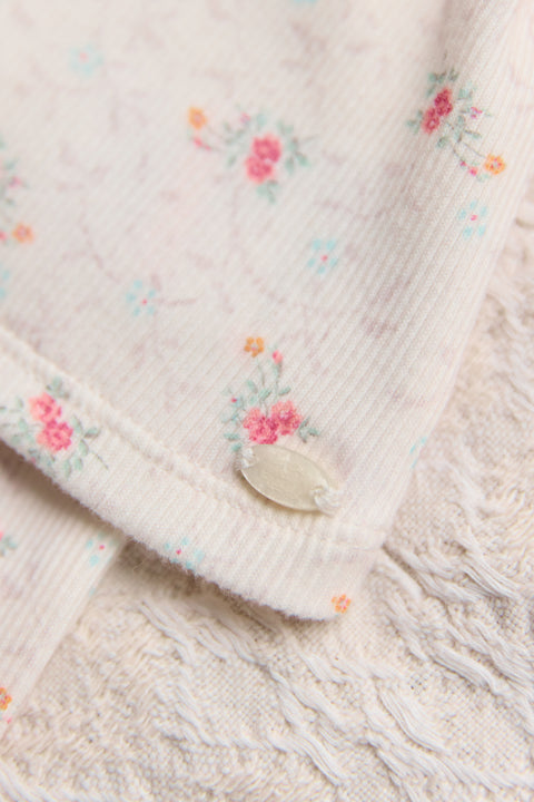 Outfit Long - Ecru flowers - Image principale