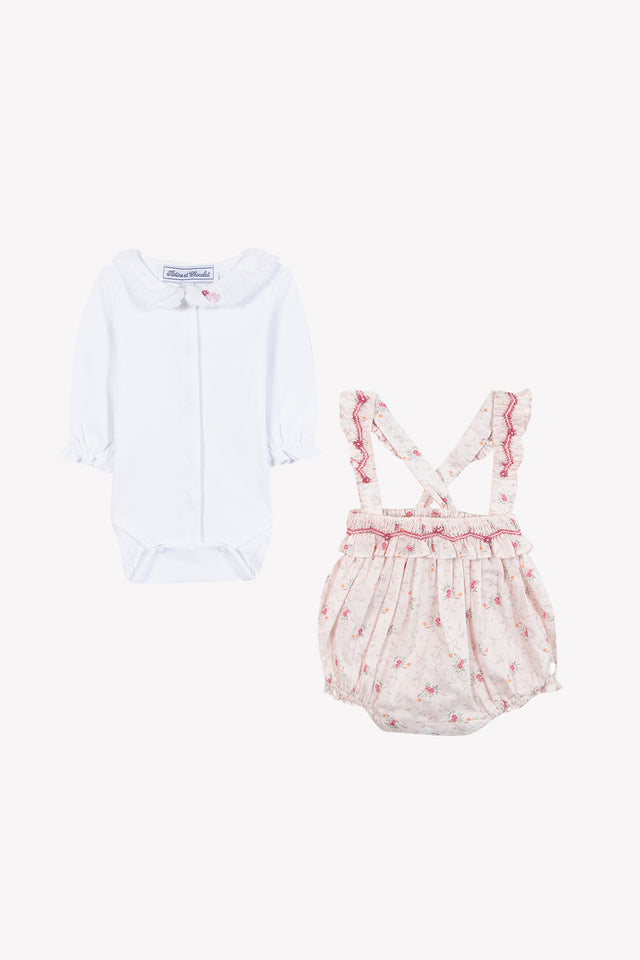 Outfit short - Ecru flowers - Image principale