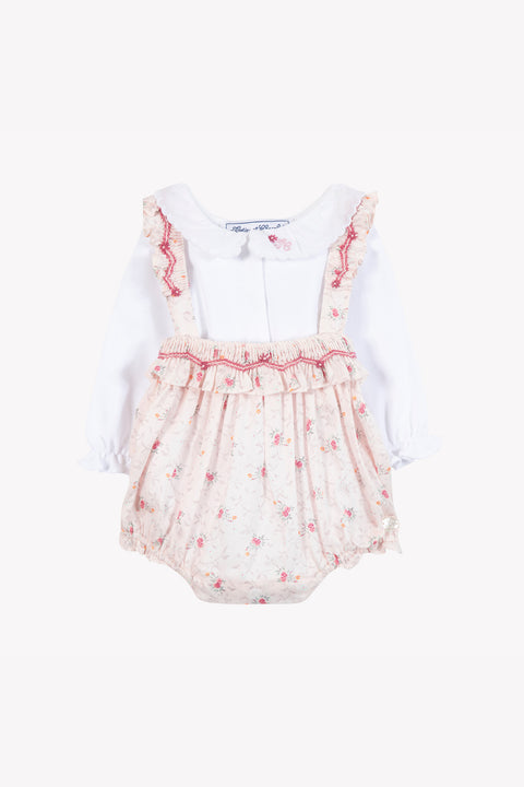 Outfit short - Ecru flowers - Image principale