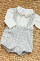 Ensemble court - Greige carreaux