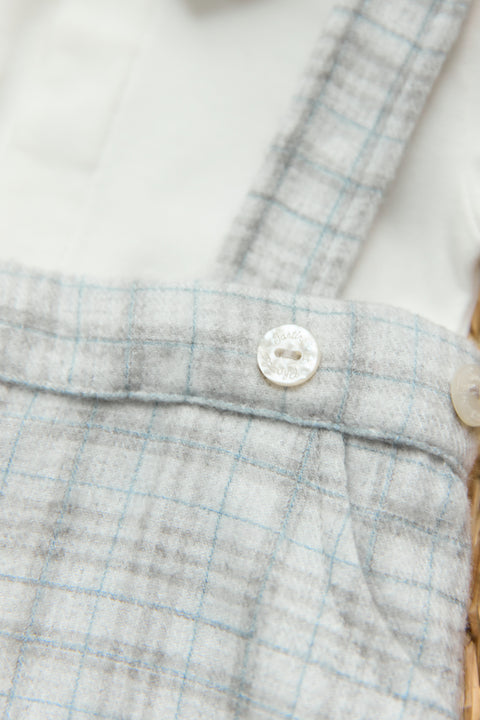 Ensemble court - Greige carreaux - Image principale