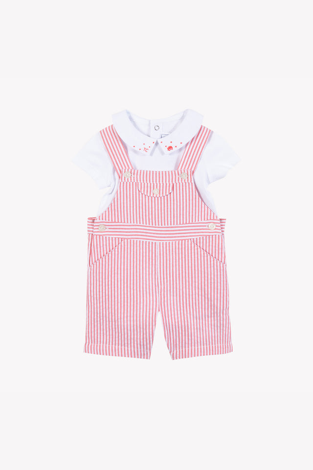 Ensemble court - Praline rayures - Image principale