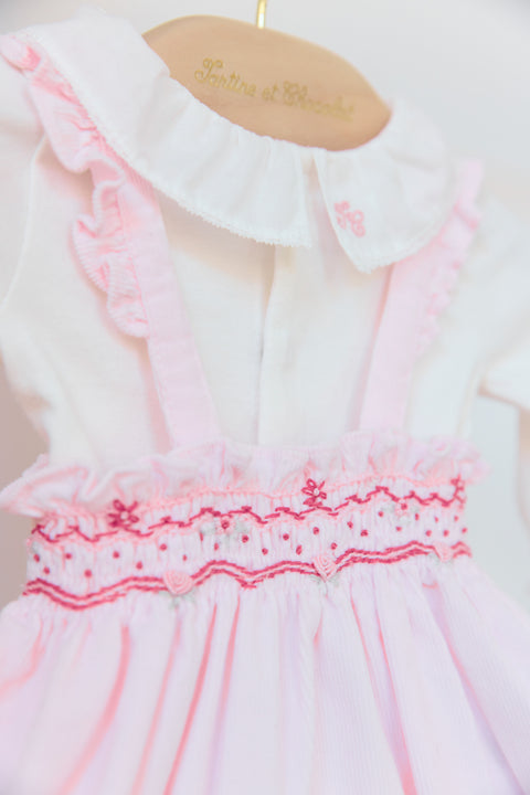 Outfit short - Pale pink Velvet - Image principale