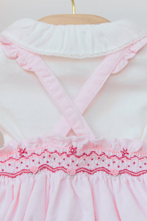 Outfit short - Pale pink Velvet - Image principale