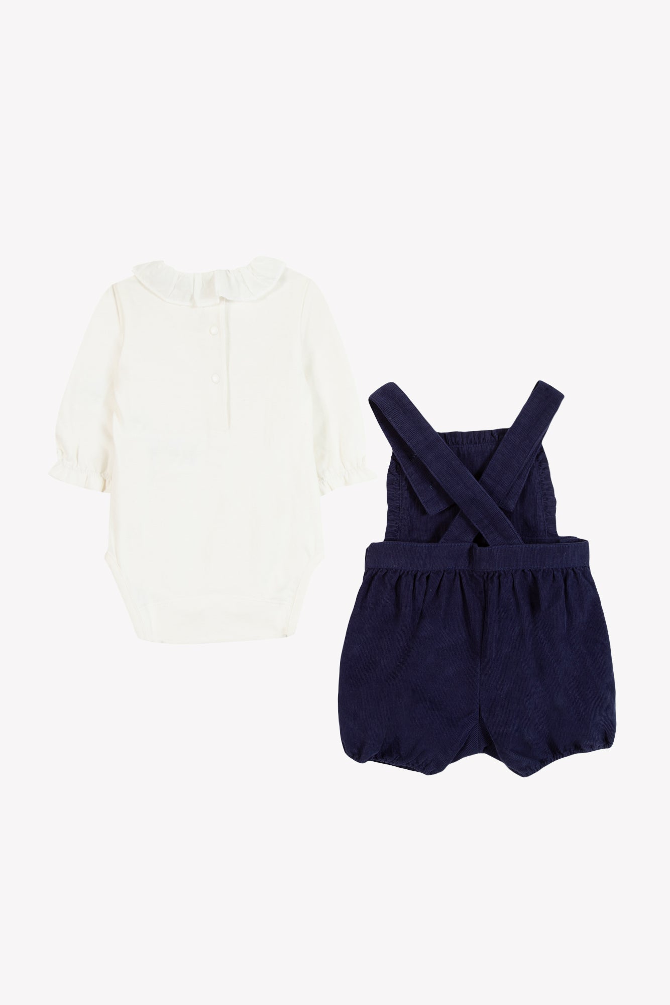 Ensemble court - Myosotis velours