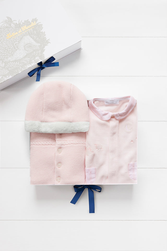 Coffret - Promenade hivernale rose - Image principale