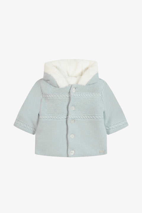 Manteau - Bleu chiné - Image principale