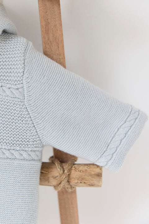 Manteau - Bleu chiné - Image principale