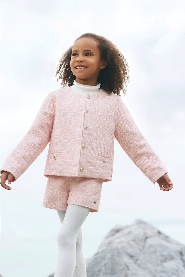 Short - Pink powder tweed - Image principale