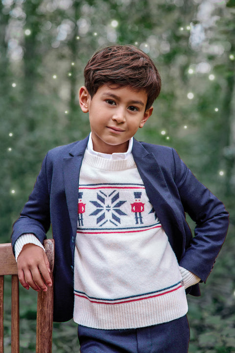 Veste costume - Marine - Image principale