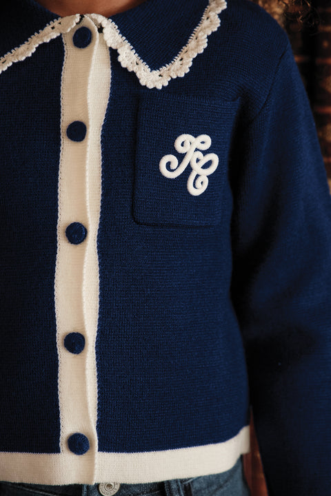 Veste - Marine laine - Image principale