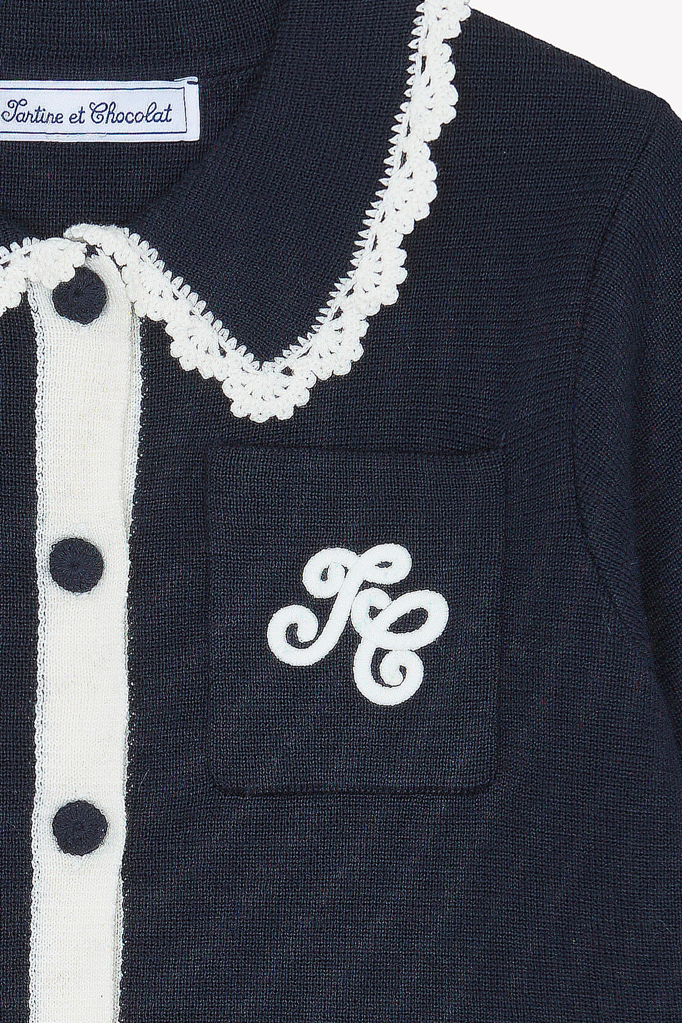 Veste - Marine laine