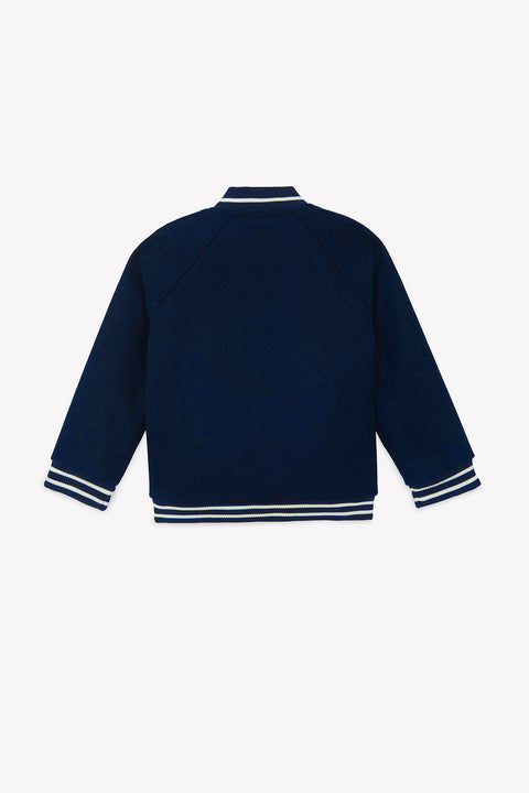 Veste teddy - Marine - Image principale