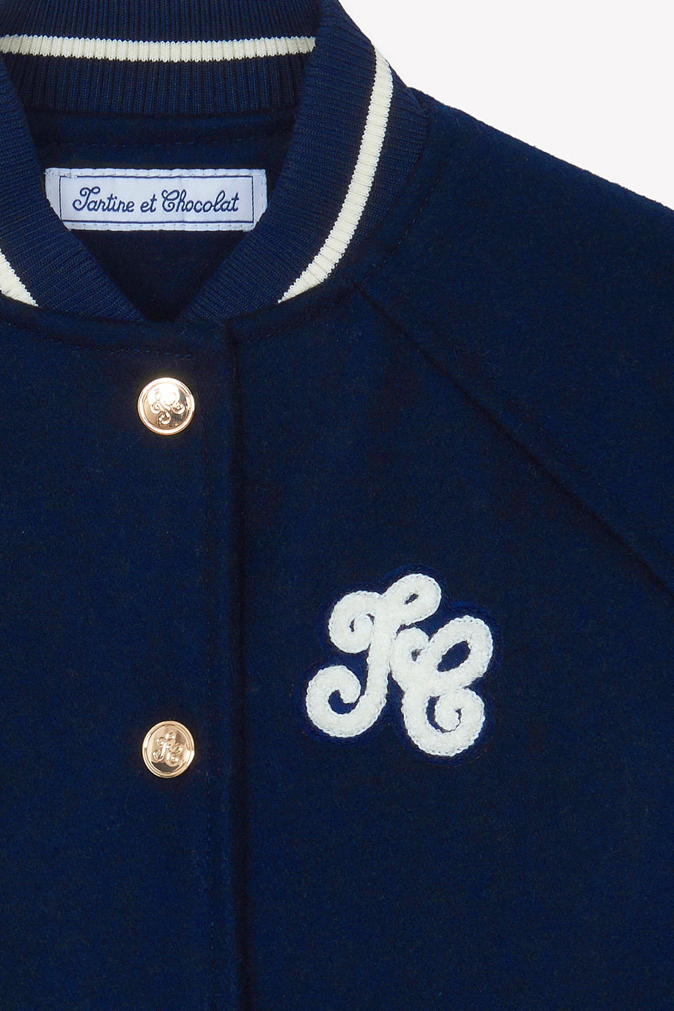 Teddy Jacke - Marineblau