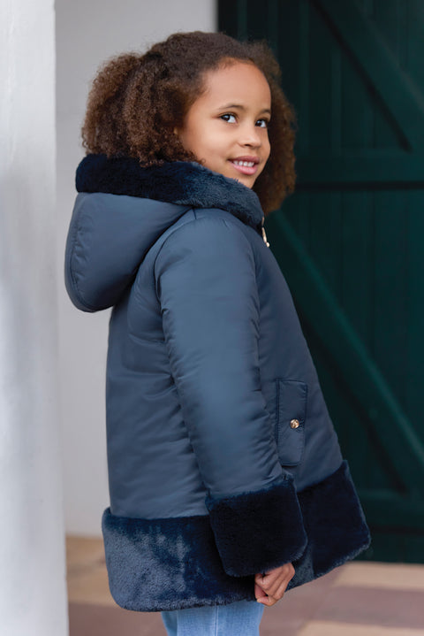 Doudoune - Marine réversible - Image principale