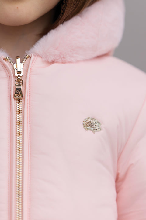 Doudoune - Rose poudré réversible - Image principale