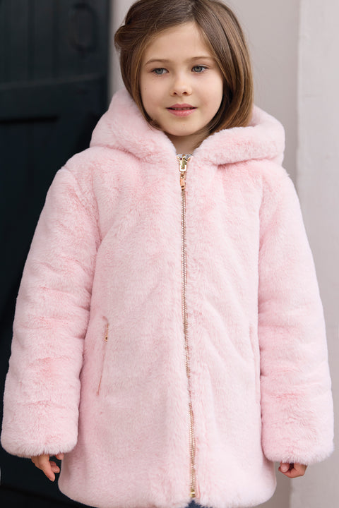 Doudoune - Rose poudré réversible - Image principale