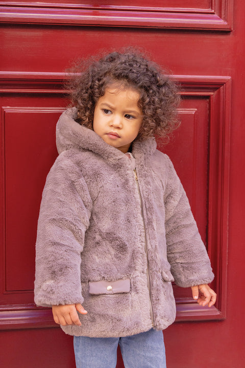 Doudoune - Taupe réversible - Image principale