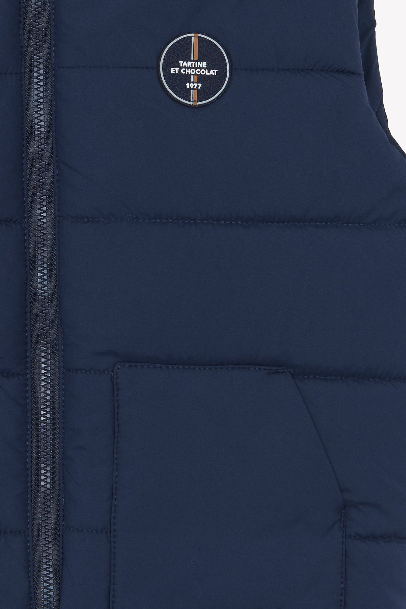 Down jacket - Navy sleeveless
