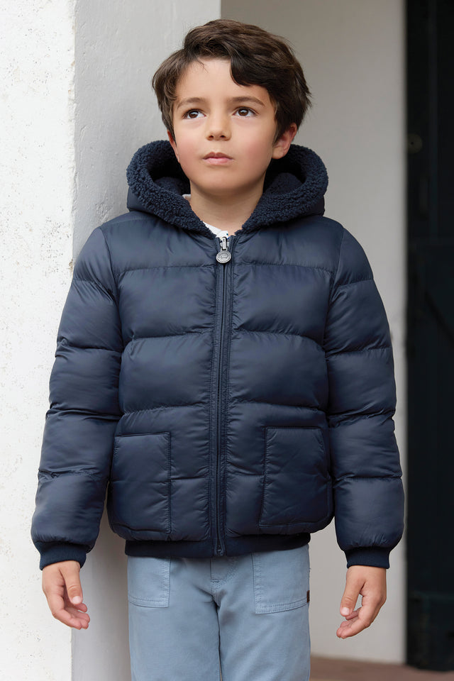 Down jacket - Navy Water-repellent - Image principale