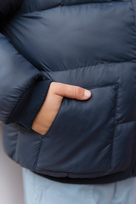 Down jacket - Navy Water-repellent - Image principale