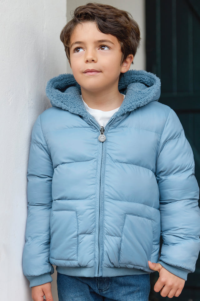 Down jacket - Blue Greye Water-repellent - Image principale