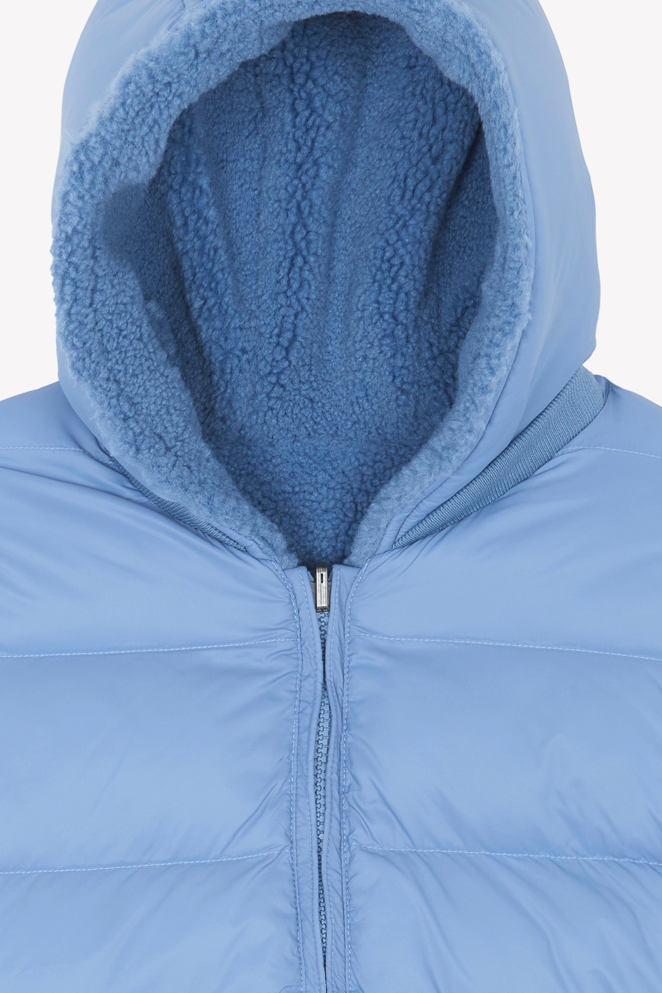 Geschwollene Jacke - Blau Graue Wasserabweisend