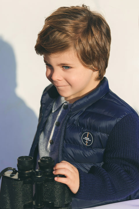 Below Down jacket - Navy - Image principale