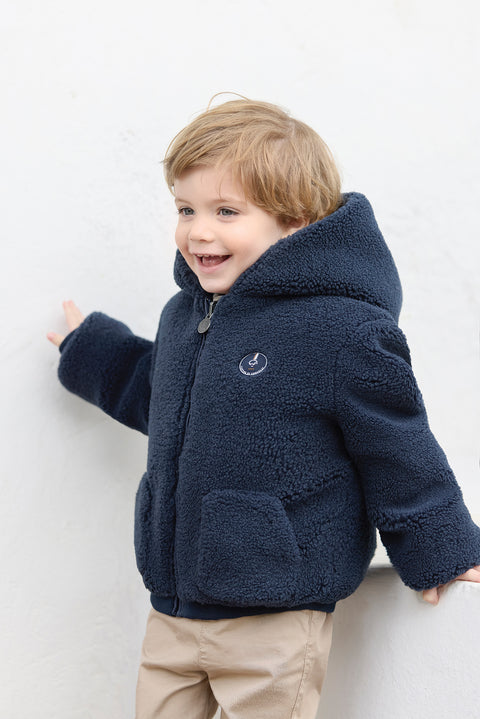 Doudoune - Marine réversible - Image principale