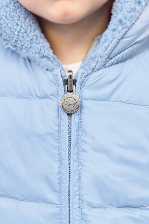 Doudoune - Bleu grisé réversible - Image principale