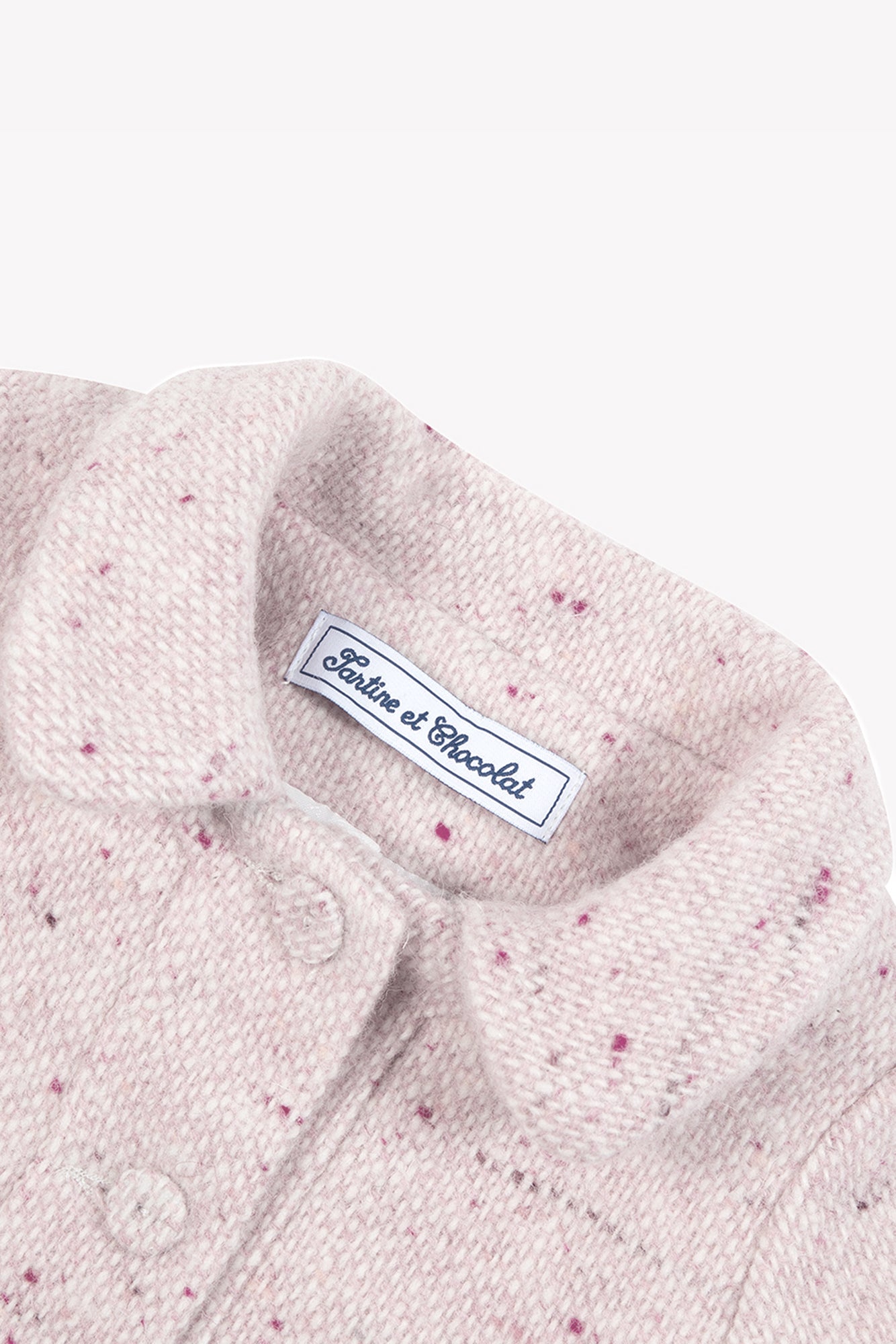 Manteau - Rose pâle en laine