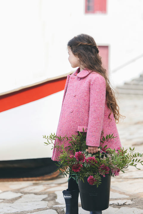 Manteau - Magenta en laine - Image principale